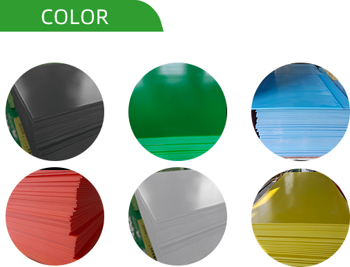 hdpe sheet color